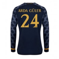 Dres Real Madrid Arda Guler #24 Preč 2023-24 Dlhy Rukáv